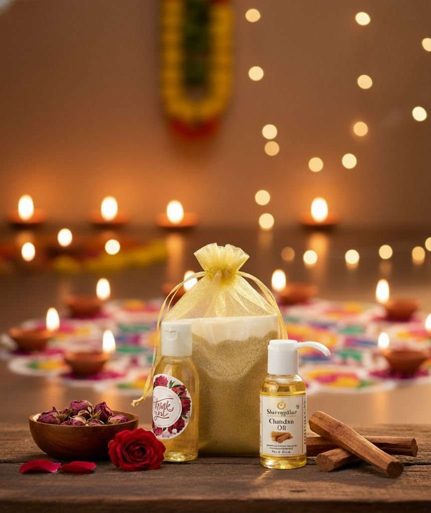 Shatapatri Rose Uthna & Sharangdhar Sandalwood Oil : The Eternal Glow of Ayurveda